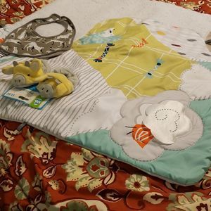 Host pick 2/25/25    Baby play mat ,bib,and cloth shoes